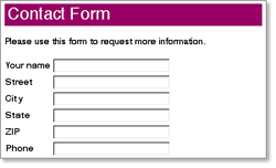 Easy-to-build web forms